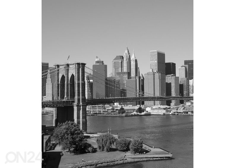 Fliis fototapeet Manhattan gray 225x250 cm suurendatud