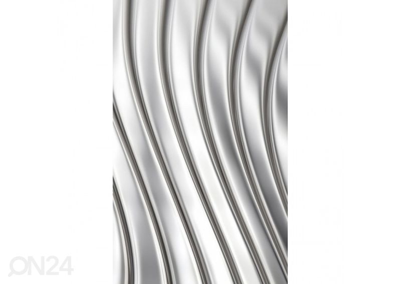 Fliis fototapeet Metal strips 150x250 cm suurendatud