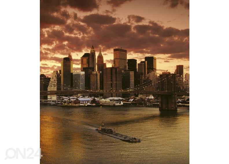 Fliis fototapeet New york 150x250 cm suurendatud