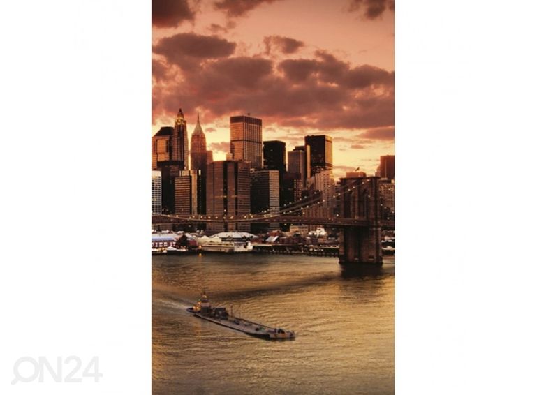 Fliis fototapeet New york 150x250 cm suurendatud