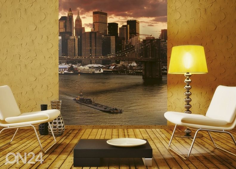 Fliis fototapeet New york 150x250 cm suurendatud