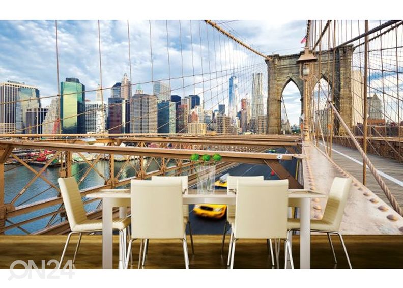 Fliis fototapeet New york city 225x250 cm suurendatud