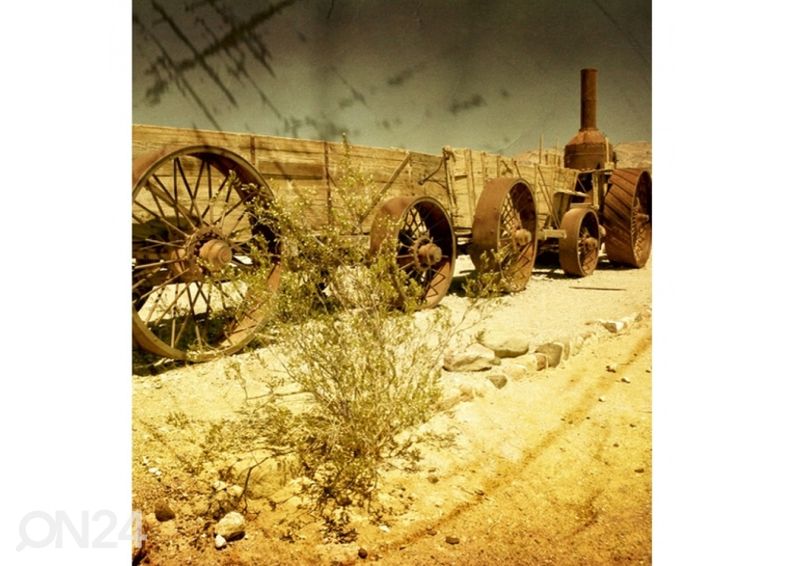 Fliis fototapeet Old wagon 225x250 cm suurendatud