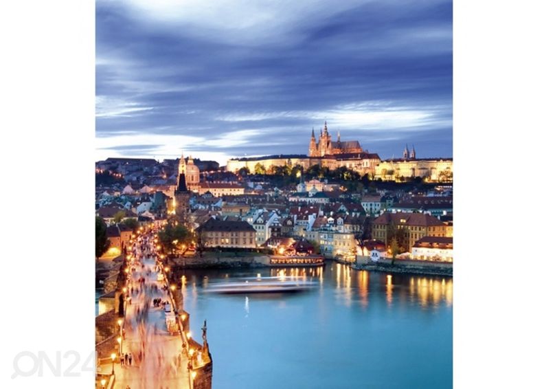Fliis fototapeet Prague 225x250 cm suurendatud