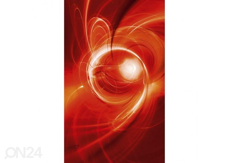 Fliis fototapeet Red abstract 150x250 cm suurendatud