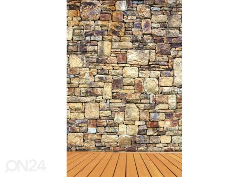 Fliis fototapeet Rock wall 150x250 cm suurendatud