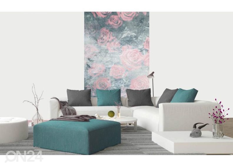 Fliis fototapeet Roses Abstract I 150x250 cm suurendatud