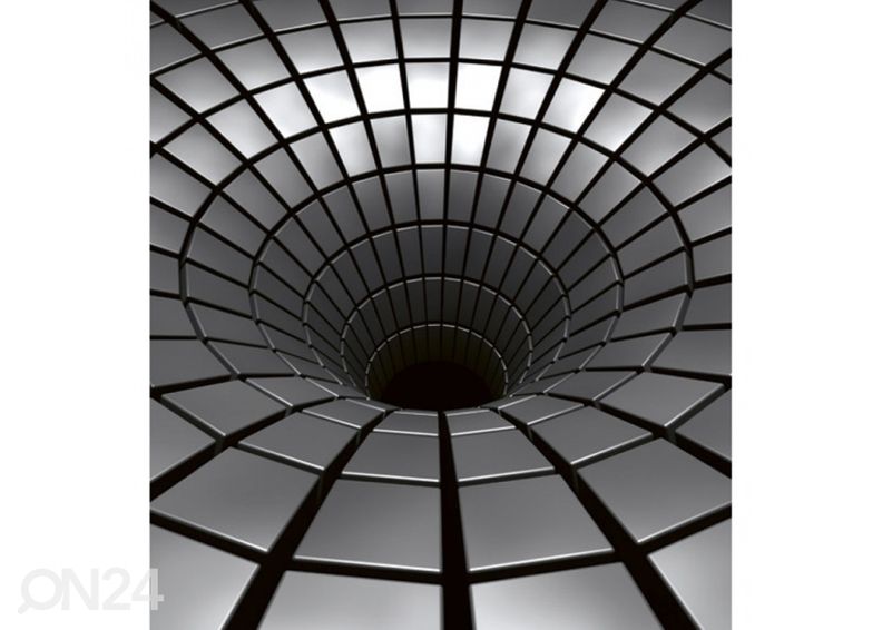 Fliis fototapeet Silver hole 150x250 cm suurendatud