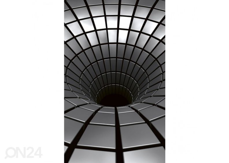 Fliis fototapeet Silver hole 150x250 cm suurendatud