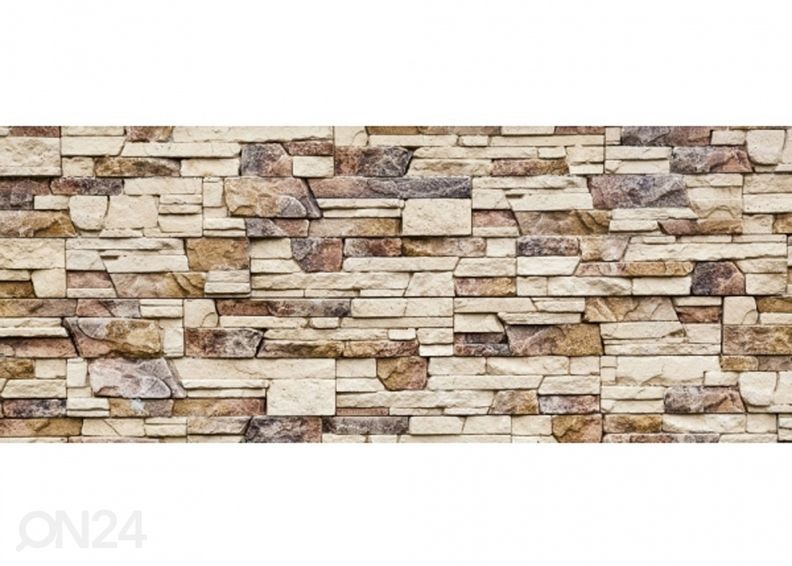 Fliis fototapeet Stone wall 150x250 cm suurendatud
