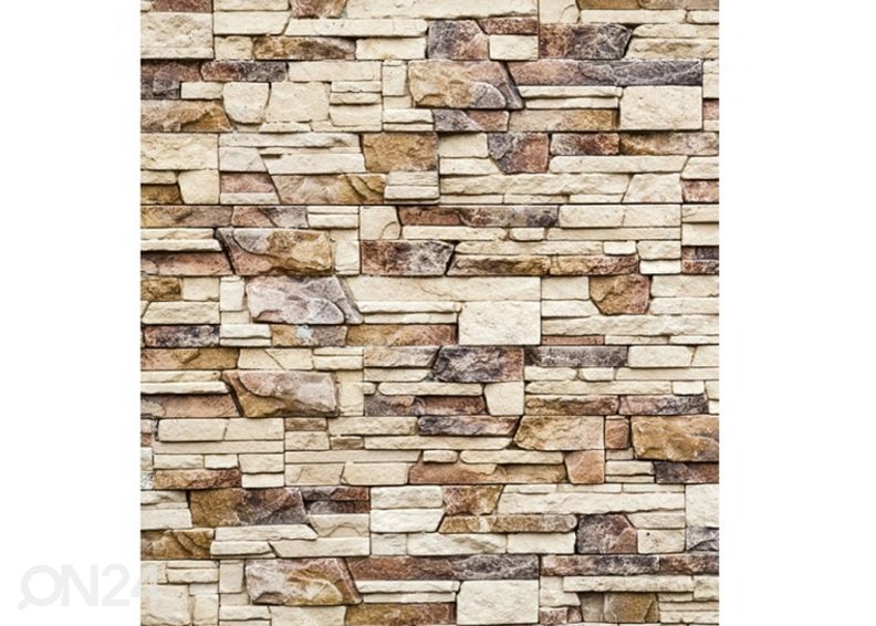 Fliis fototapeet Stone wall 150x250 cm suurendatud