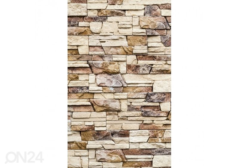 Fliis fototapeet Stone wall 150x250 cm suurendatud