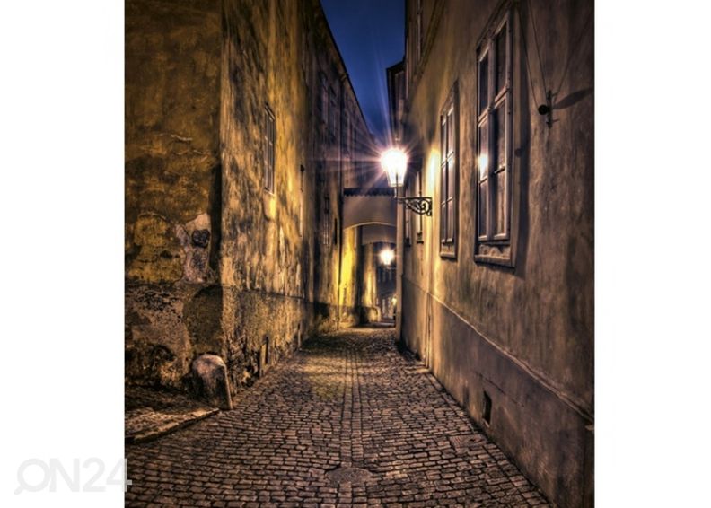 Fliis fototapeet Street 150x250 cm suurendatud