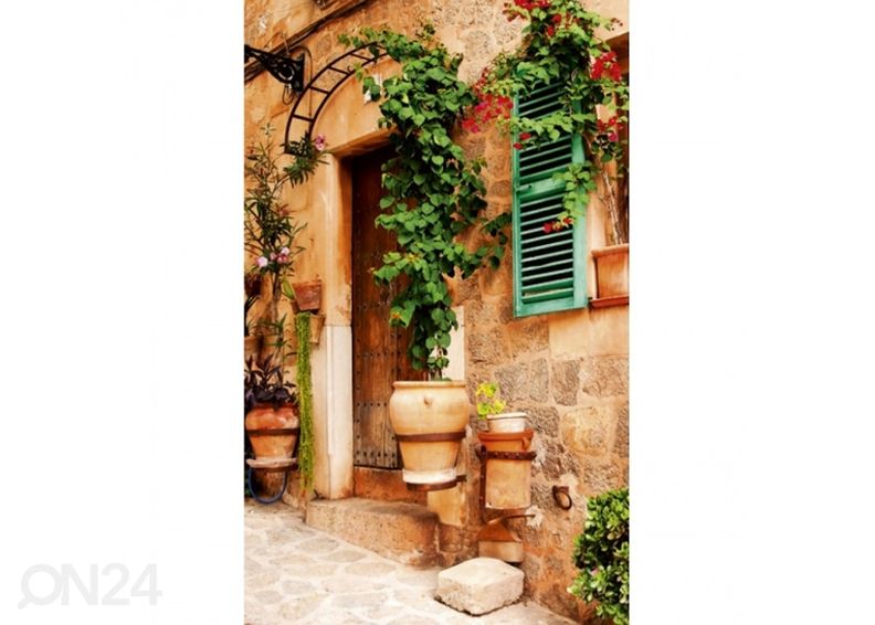 Fliis fototapeet Street garden 150x250 cm suurendatud