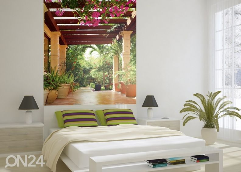 Fliis fototapeet Terrace 150x250 cm suurendatud