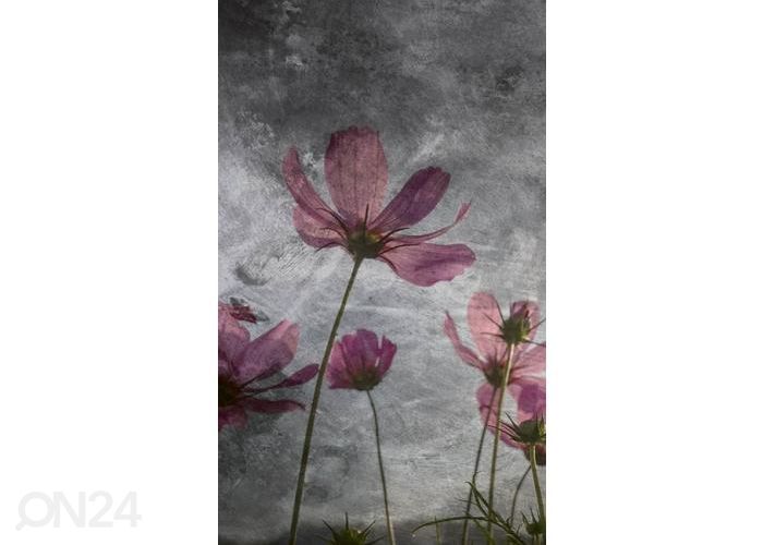 Fliis fototapeet Violet Flower Abstract 375x250 cm suurendatud