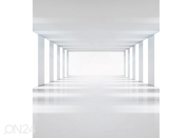 Fliis fototapeet White corridor 225x250 cm suurendatud