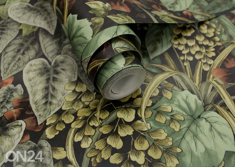 Fliistapeet Cascading Garden suurendatud