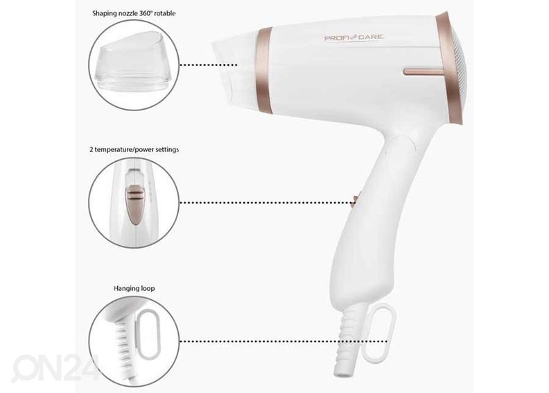 Föön ProfiCare PCHT3009W suurendatud