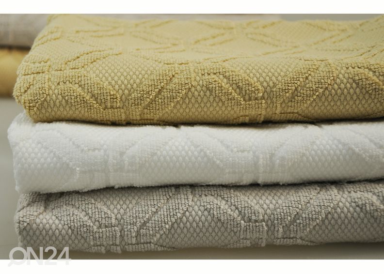 Froteerätik Lattice, liivatooni 70x140 cm suurendatud