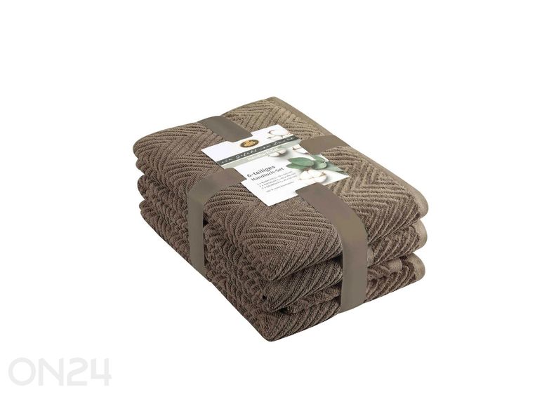 Froteerätikute komplekt Viola, 6 osa suurendatud