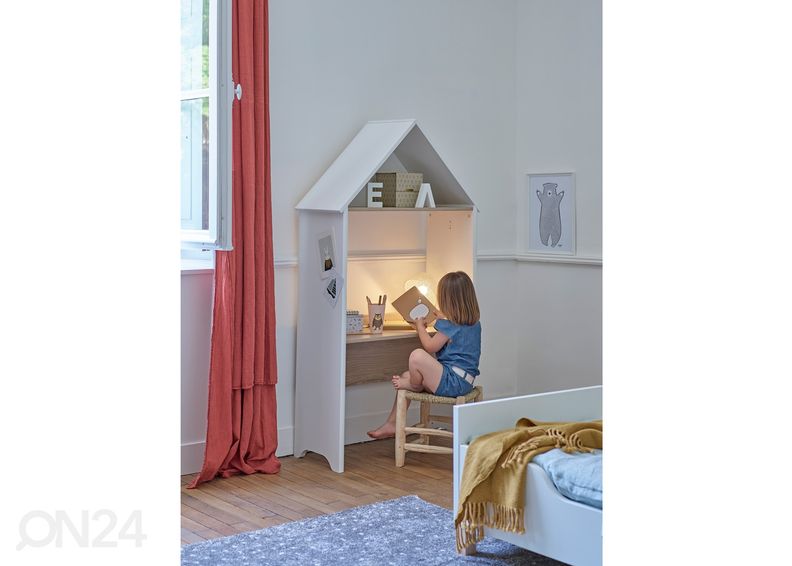 Funktsionaalne garderoob / voodipeats / laud Celeste suurendatud