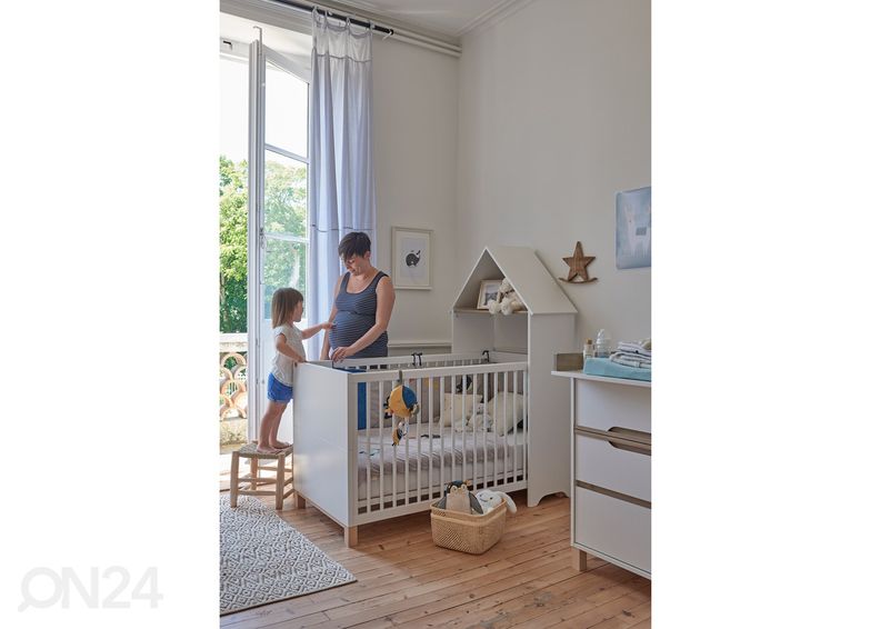 Funktsionaalne garderoob / voodipeats / laud Celeste suurendatud