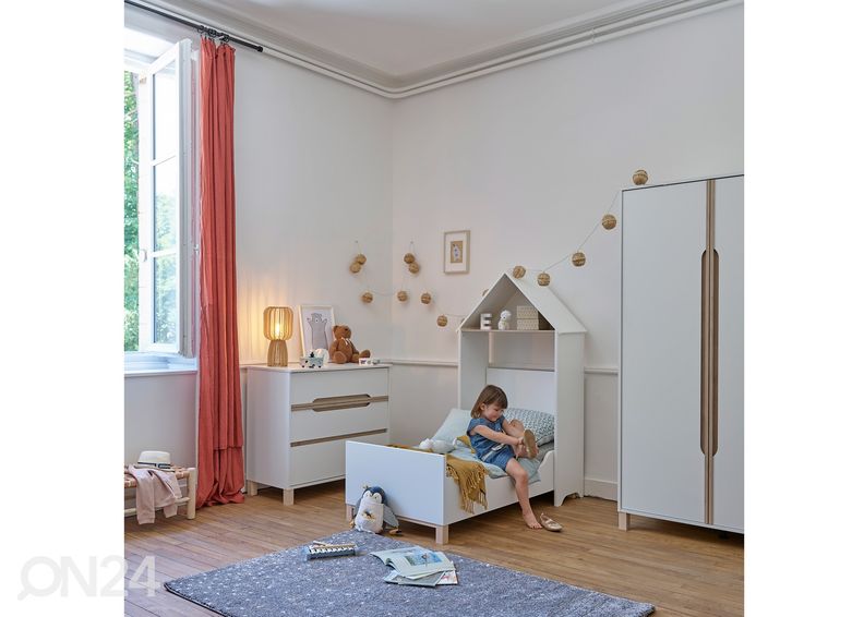 Funktsionaalne garderoob / voodipeats / laud Celeste suurendatud