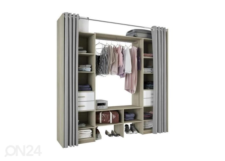 Garderoob Duo 220 cm suurendatud