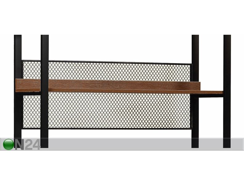 Garderoobisüsteem (5 riiuliit+2 toru) 120x200 cm suurendatud
