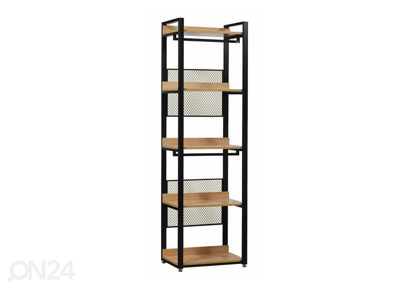 Garderoobisüsteem (5 riiuliit+2 toru) 60x200 cm suurendatud