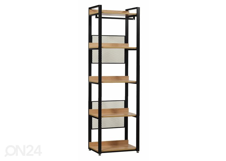 Garderoobisüsteem (5 riiuliit+2 toru) 60x200 cm suurendatud