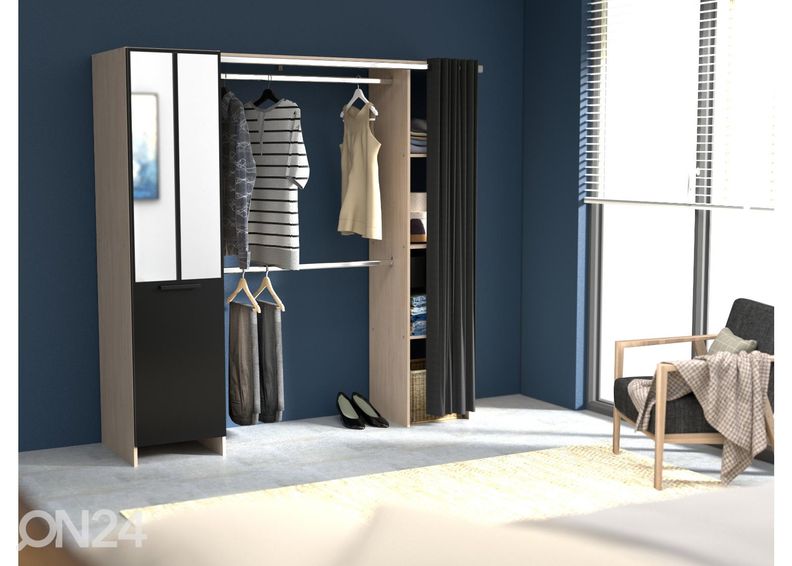Garderoobisüsteem Atelier 180 cm suurendatud