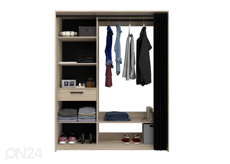 Garderoobisüsteem Cosy 161 cm suurendatud