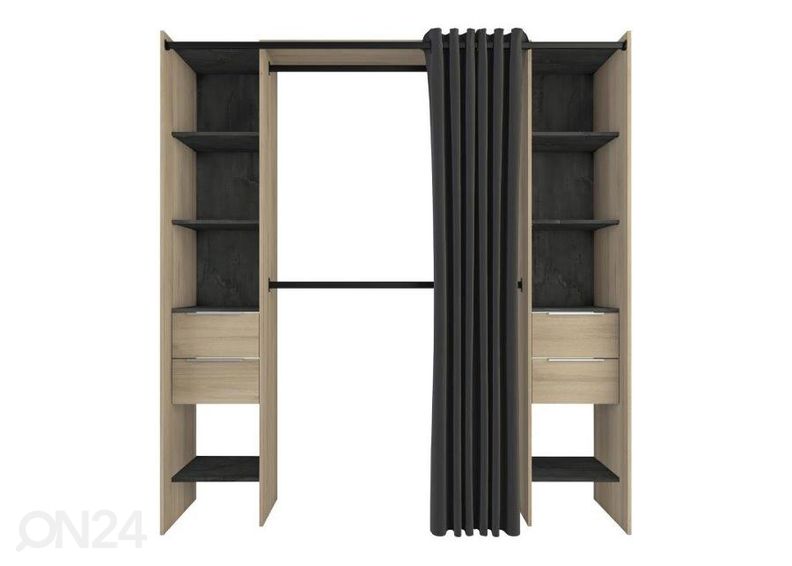 Garderoobisüsteem Dana 115-190cm suurendatud