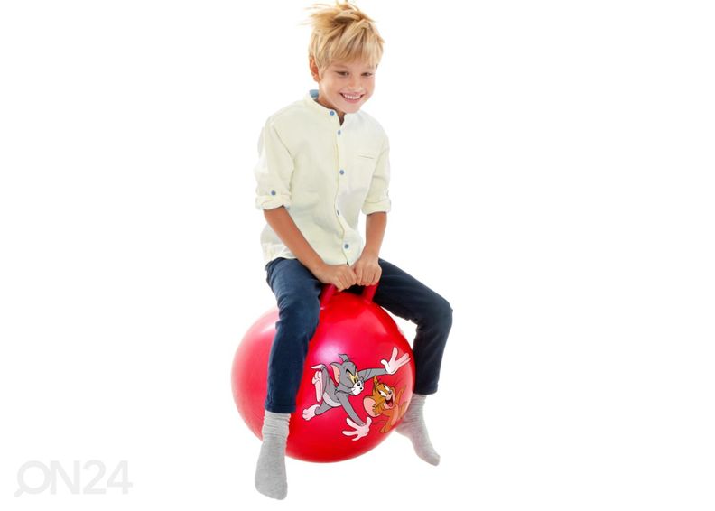 Gerardo's Toys Hüppepall Fun Ball Tom & Jerry, punane suurendatud