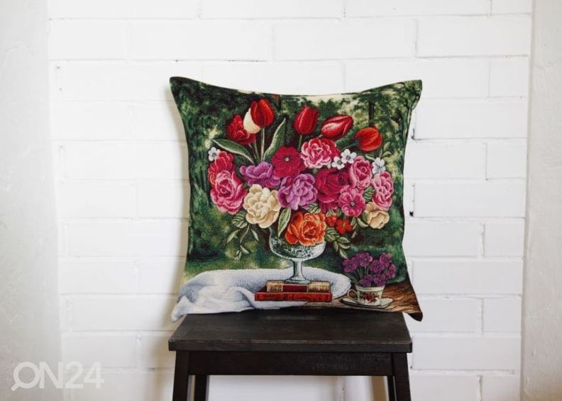 Gobeläänkangast dekoratiivpadi Centro 45x45 cm suurendatud