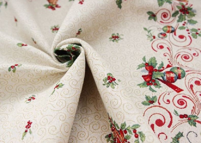 Gobeläänkangast jõululaudlina Mirra 100x100 cm suurendatud