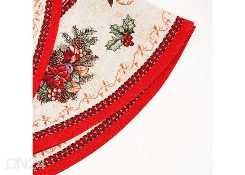 Gobeläänkangast laudlina, Fidelity Ø 98 cm suurendatud