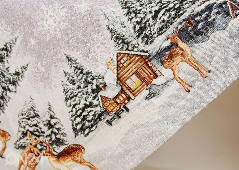 Gobeläänkangast laudlina Winter 140x216 cm suurendatud