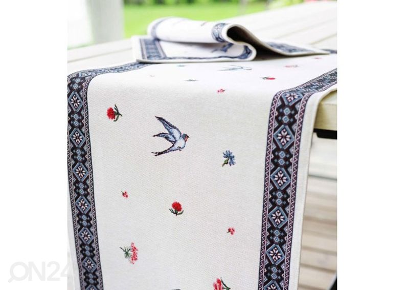 Gobeläänkangast linik Pääsuke 36x100 cm suurendatud