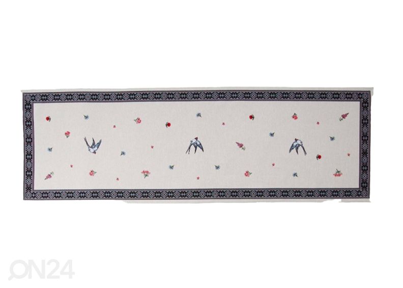 Gobeläänkangast linik Pääsuke 45x136 cm suurendatud