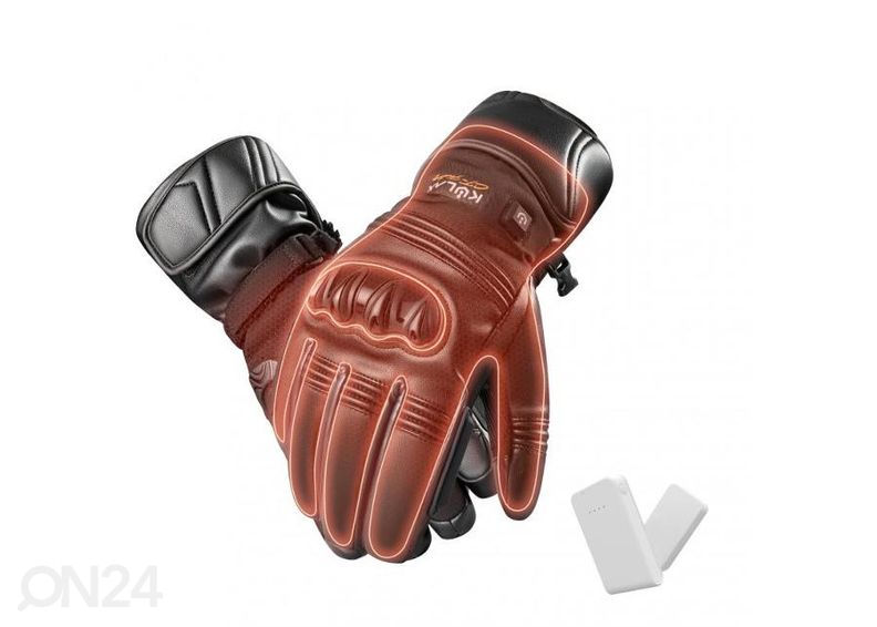 Grafeen soojendusega kindad Extra Large suurendatud