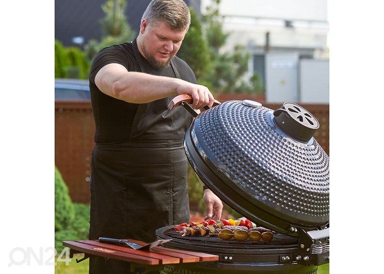 Grill TunaBone Kamado Pro TBG22GRAY-02, 22", tumehall suurendatud