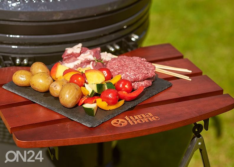 Grill TunaBone Kamado Pro TBG22GRAY-02, 22", tumehall suurendatud