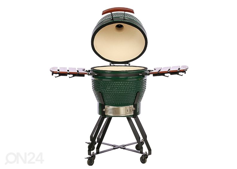 Grill TunaBone Kamado Pro TBG22GREEN-02, 22", roheline suurendatud