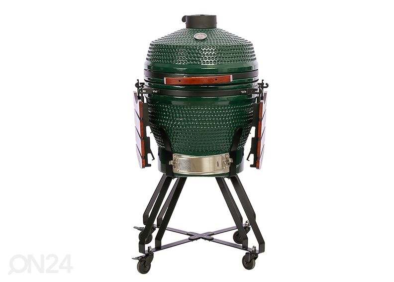 Grill TunaBone Kamado Pro TBG22GREEN-02, 22", roheline suurendatud