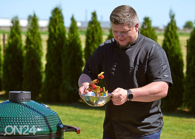 Grill TunaBone Kamado Pro TBG22GREEN-02, 22", roheline suurendatud