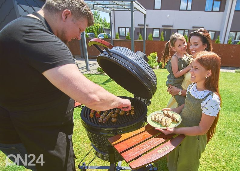 Grill TunaBone Kamado Pro TBG24GRAY-02, 24", tumehall suurendatud