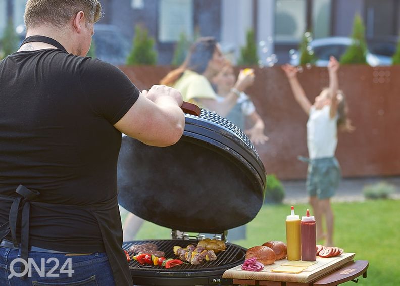 Grill TunaBone Kamado Pro TBG24GRAY-02, 24", tumehall suurendatud